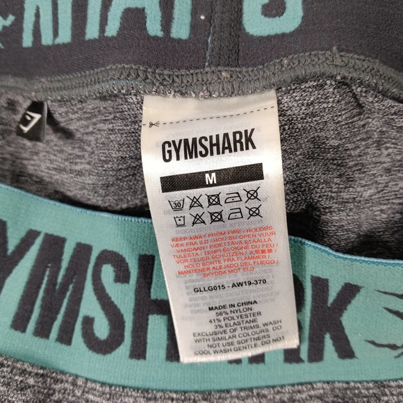 Gym Shark Women Athletic Workout Leggings Gray - Picture 5 of 7